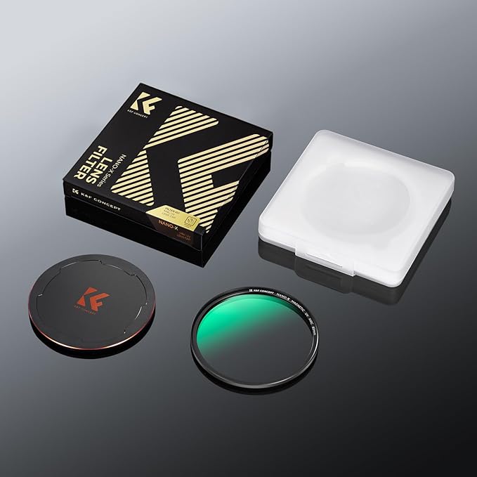 K&F CONCEPT 52mm Magnetic MC UV Lens Protection Filter + Lens Filter Cap