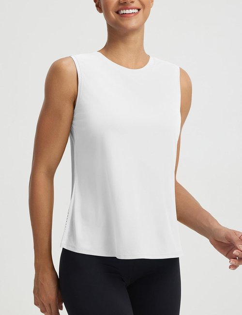 Baleaf Women's Lightweight Sleeveless Workout Tank Top - Quick Dry Athletic Yoga & Tennis Gym Wear