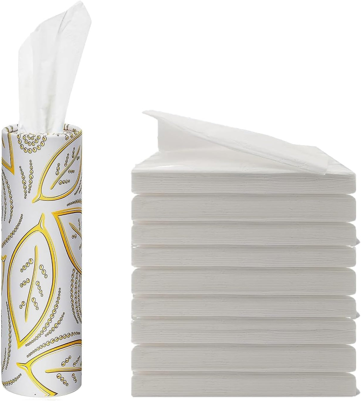Refillable Car Tissue Holder Dispenser, Facial Tissue Travel Packs
