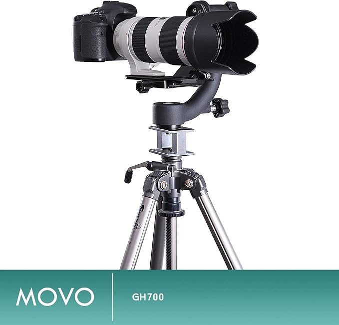 Movo GH700 MKII Professional Gimbal DSLR Tripod Head