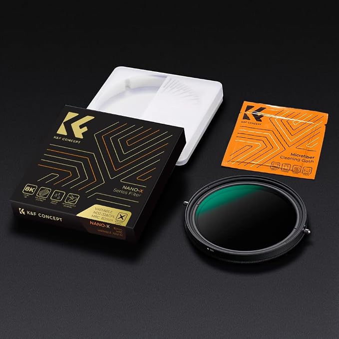 K&F CONCEPT 46mm Variable Fader ND2-ND32 ND Filter and CPL Circular Polarizing