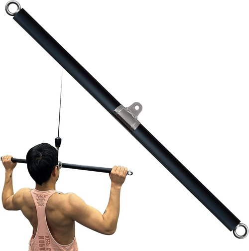 KORIKAHM LAT Pull Down Bar - Non-Detachable Cable Attachment for Weightlifting | Gym Resistance Band Bar