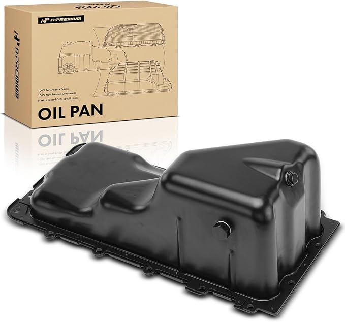 A-Premium Lower Engine Oil Pan Sump with Drain Plug Compatible with Ford Explorer 2002-2008, Explorer Sport Trac 2007-2008, Lincoln Aviator 2003-2005, Mercury Mountaineer 2002-2008