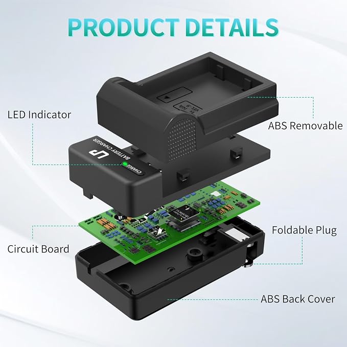 LP EN-EL9 Battery Charger, EN EL9a Charger Compatible