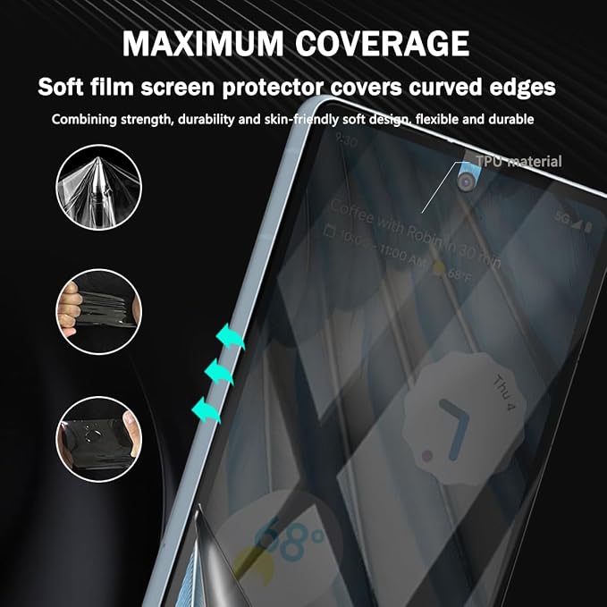 1 Pack for Google Pixel 7a Privacy Screen Protector