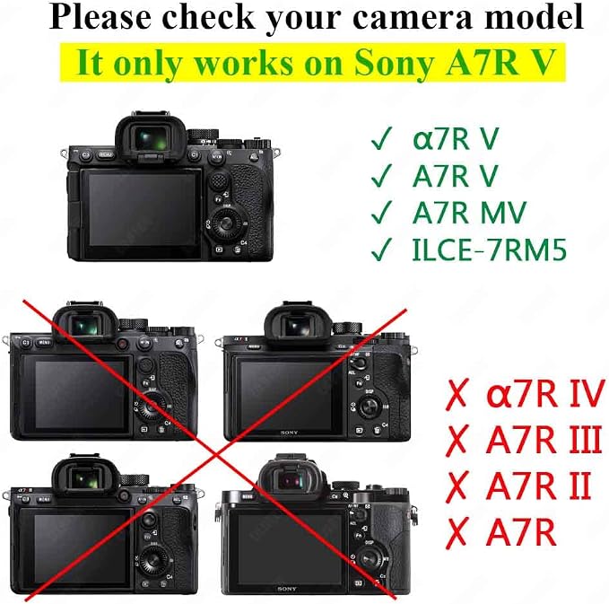 ULBTER Screen Protector for Sony Alpha A7V A7 V A7R VI A7R V A7RVI A7R6 A7RV
