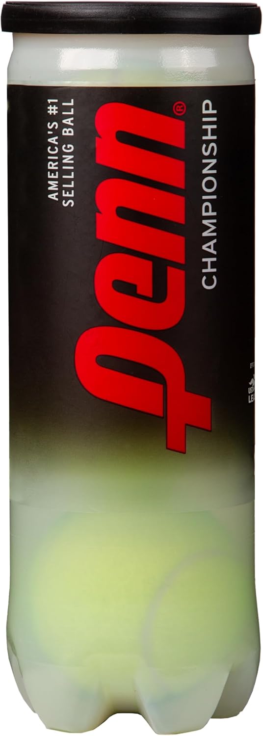 Penn Championship Tennis Balls - Extra Duty Felt Pressurized - 24 Cans, 72 Balls Total