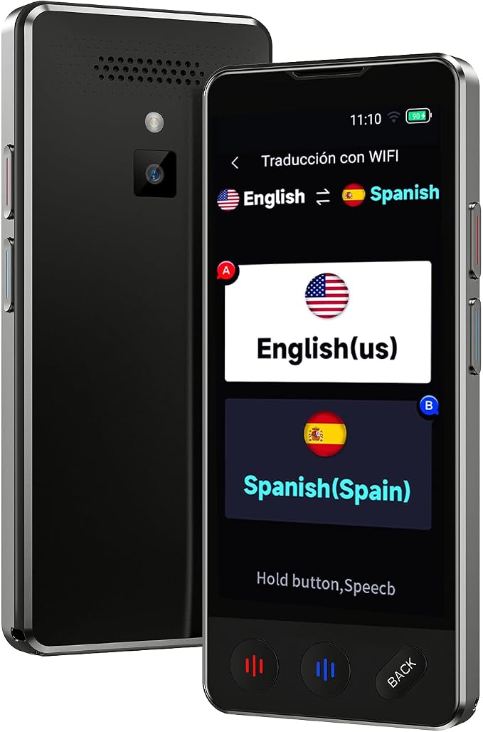 AI Language Translator Device, 2026 Upgraded VORMOR Translator No WiFi Needed