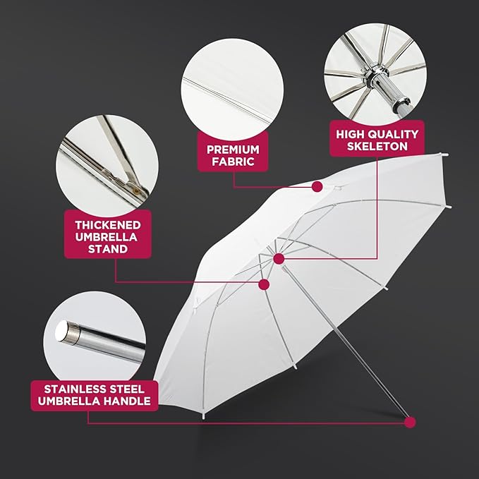 Photography Umbrella Lighting Kit, Whole Set