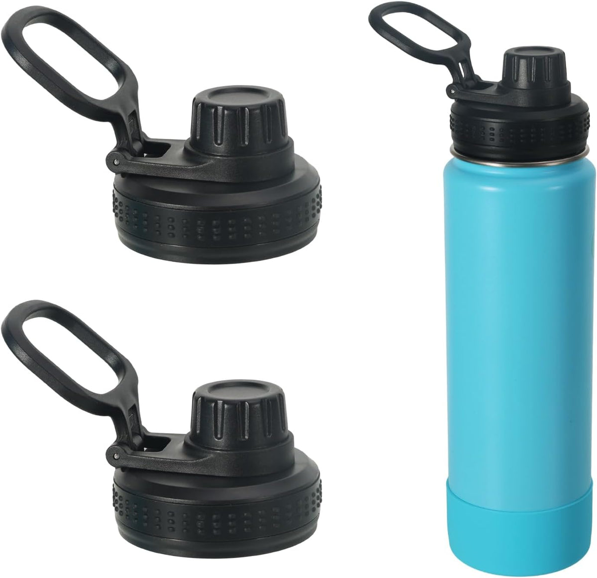 Thermoflask Lid Replacement - Leak-Proof Spout Lid for 12 oz, 14 oz, 18 oz, 32 oz, 40 oz, 64 oz | 2-Pack