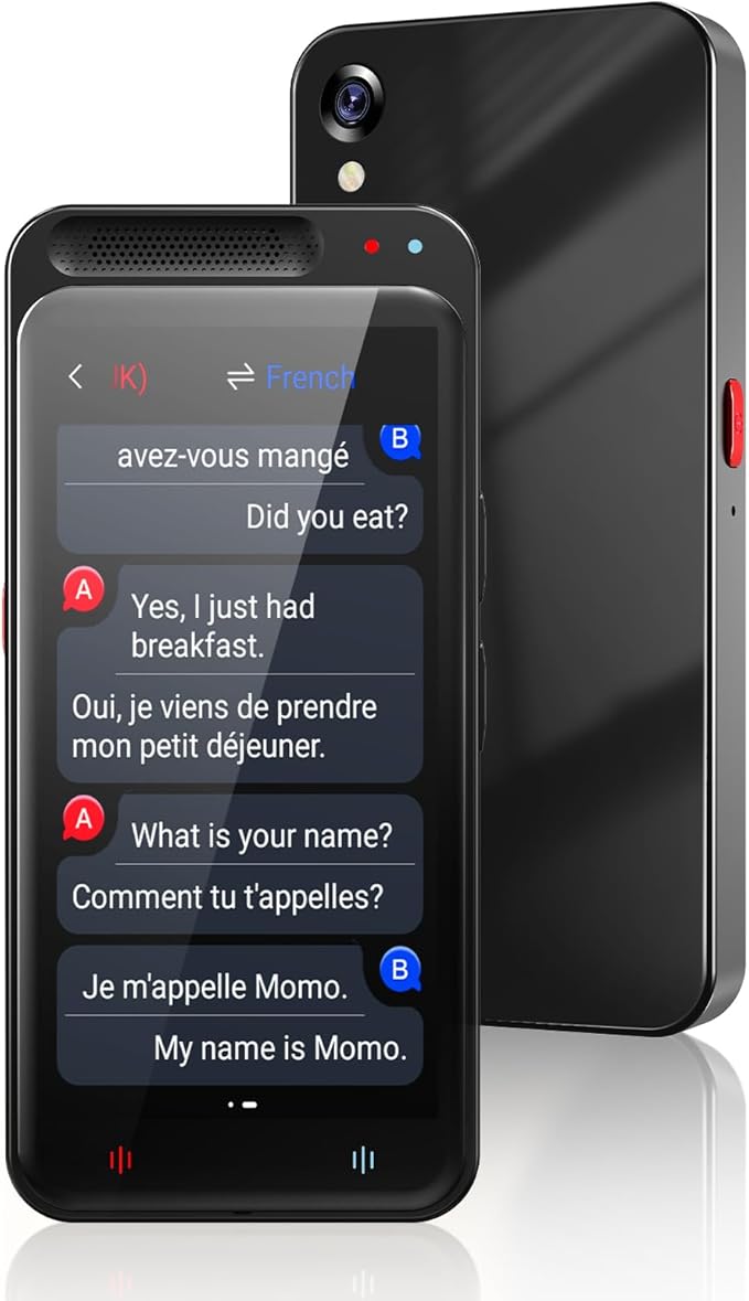 Language Translator Device, 150 Languages Two-Way Instant Translator Device