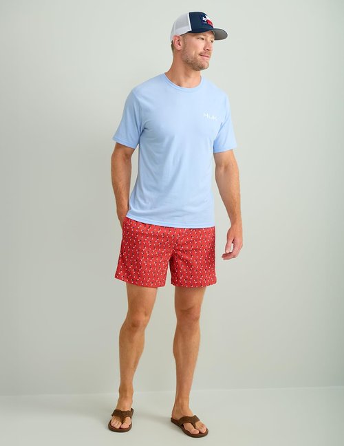 HUK Men's Fishing Graphic Tee - Performance Short Sleeve, Quick-Dry Fabric for Comfort