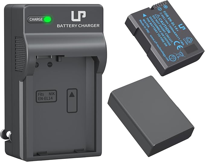 LP EN-EL14 EN EL14a Battery Charger Pack, P7800 & More