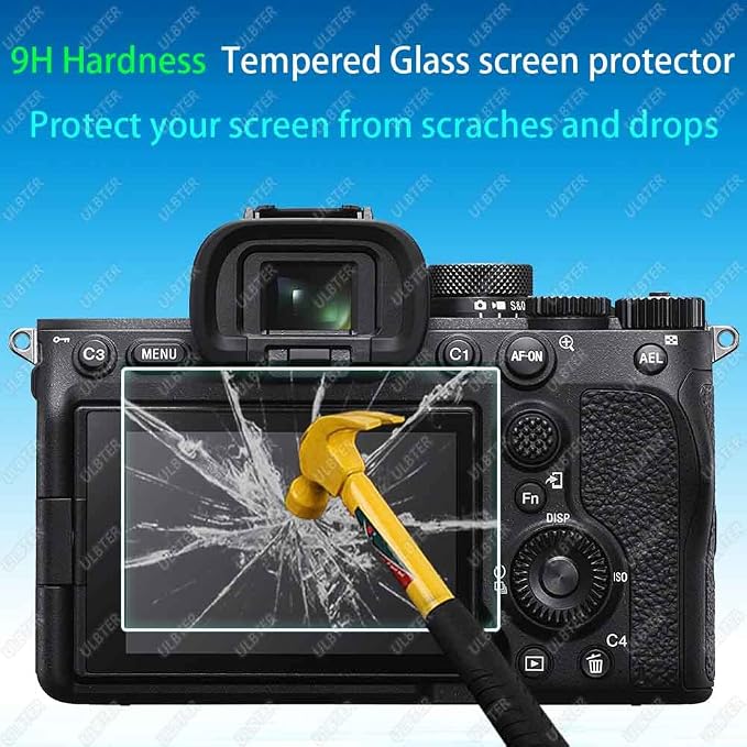 ULBTER Screen Protector for Sony A7 IV Alpha 7 IV A7IV A7M4 A74 & Hot Shoe