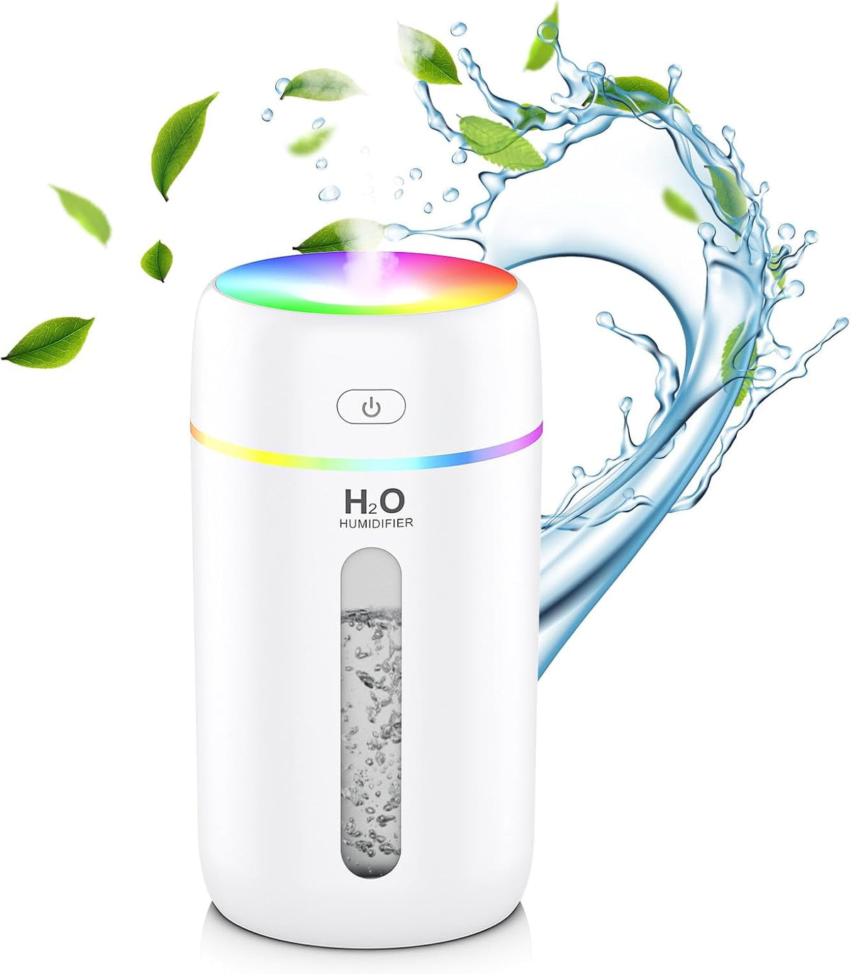 ZPP Humidifier - Portable Mini Humidifier with 7-Color Lights | Ideal for Home, Office & Travel