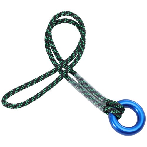 6mm Prusik Loop Cord, Polyester Auxiliary Rope 8kN, Zero-Slip Grip for Climbing, Arborist, Rescue, Tree Work & Caving 19.7inch