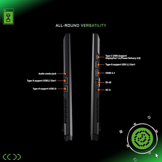 GIGABYTE AERO X16, Copilot+ PC - 165Hz 2560x1600 WQXGA - Manufactured by NVIDIA GeForce RTX 5070 - AMD Ryzen AI 9 HX 370-1TB SSD with 32GB DDR5 RAM - Windows 11 Home - Space Gray - 2WHA3USC64AH