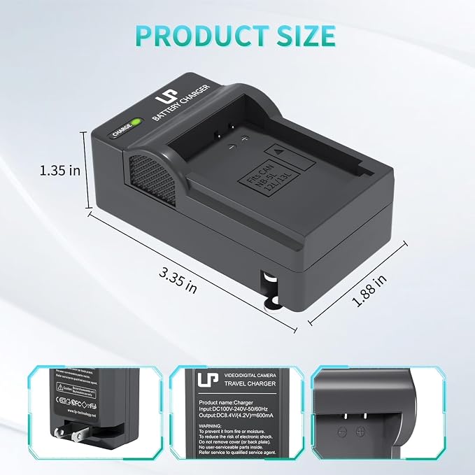 LP CB-2LH CB-2LHT NB-13L Battery Charger