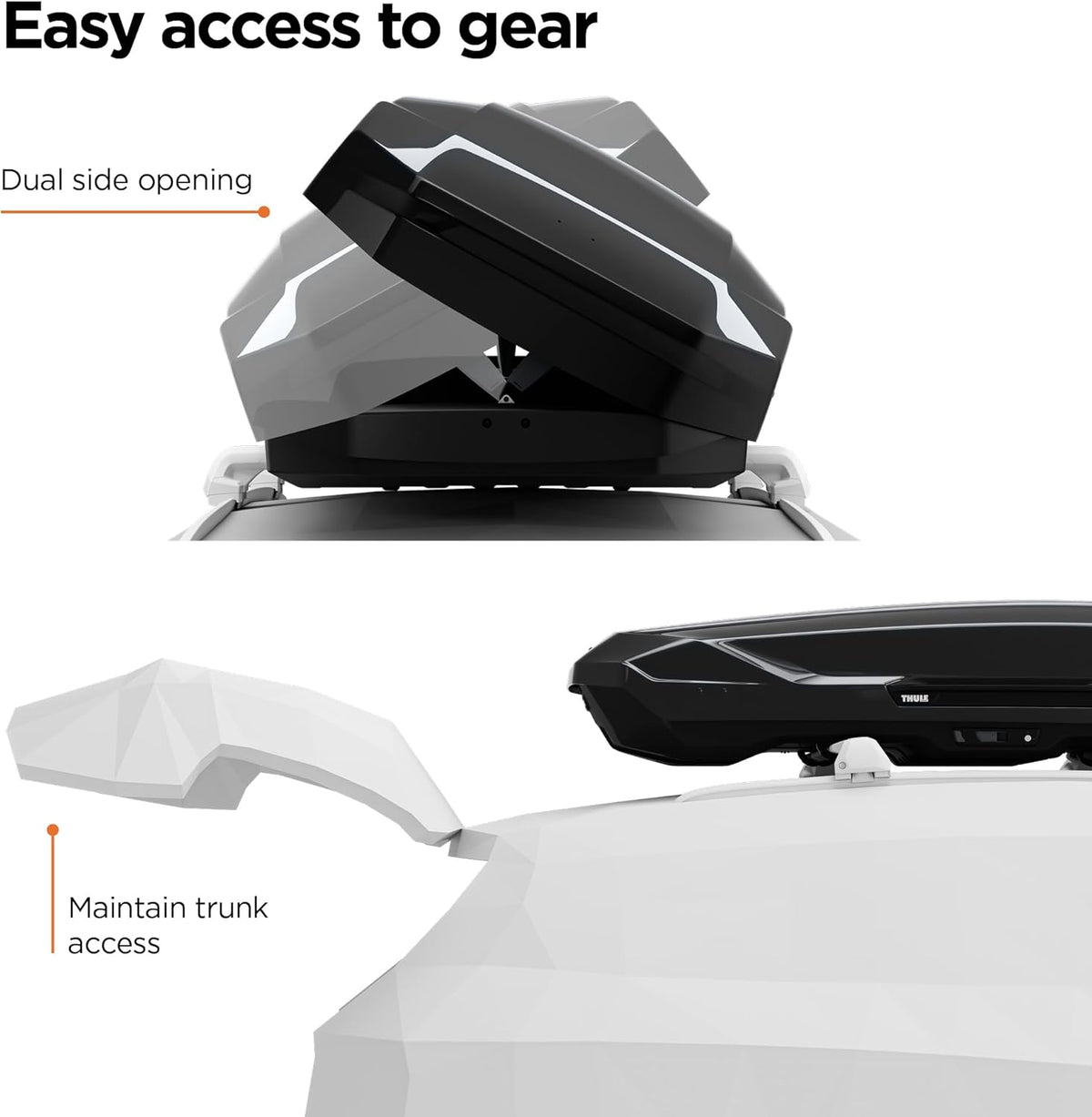 Thule Motion 3 Rooftop Cargo Box - Spacious Storage Solution for All Your Adventures