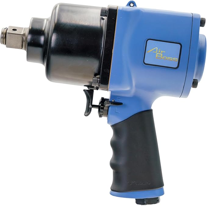 Airboss AW-222 3/4" US Germany Award Winning Premium Air Impact Wrench Heavy Duty 2400 ft-lb Nut Busting Torque 8.5 Pounds Award-Winning Design Lightweight High Performance