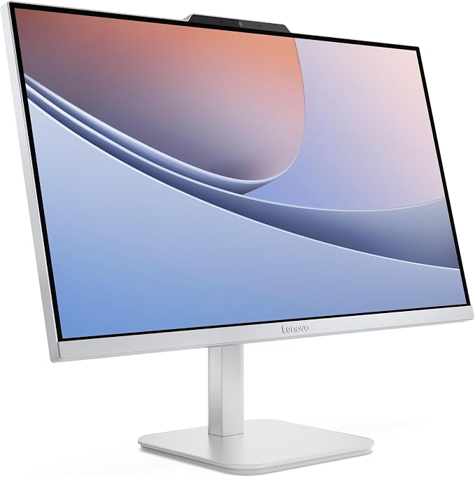 Lenovo 24" FHD All-in-One Desktop Computer for Home & Office, Intel Processor, 32GB RAM, 2TB PCIe SSD, HDMI, WiFi 6, Bluetooth 5.2, Business AIO, Vent-Hear, Wireless Keyboard & Mouse, Windows 11