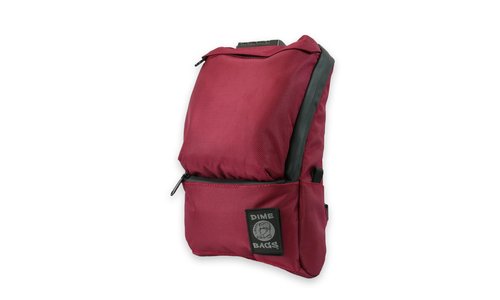 DIME BAGS Lockable Sling Backpack with Odor Sealing Carbon Lining, Scent & Spill Proof Crossbody Bag with 3-Digit Combo Lock, Water-Resistant Exterior, Adjustable Strap & Hidden Pocket (Oxblood)