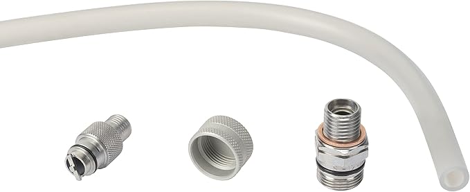 Stahlbus Oil Drain Valve Plug M16x1.5x12mm Steel - CLEAN, EASY, NO TOOL Oil Change - Include Oil Drain Plug, Washer, Cap, Connector, Silicone Hose
