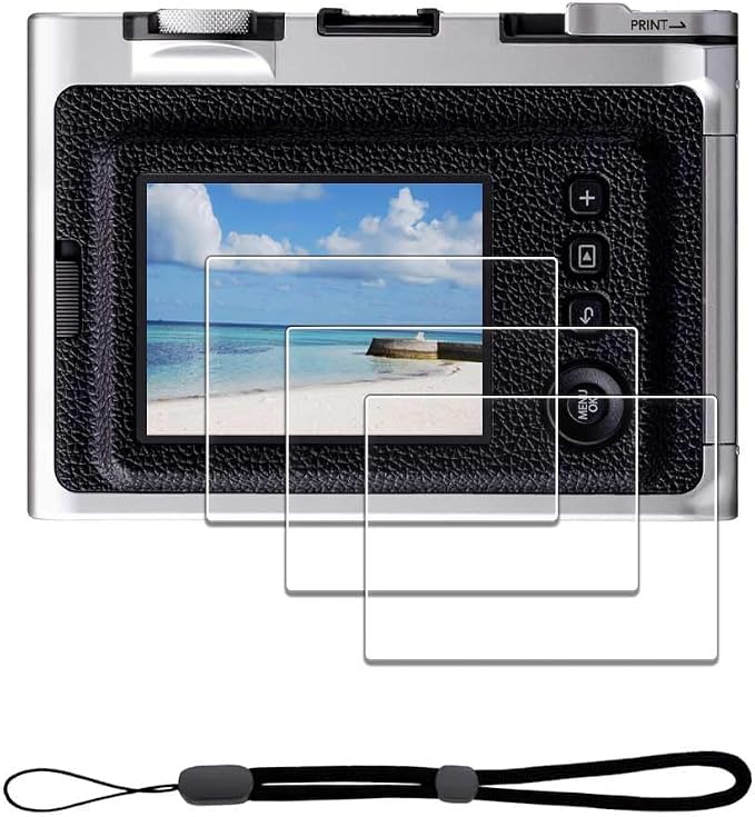 iDaPro Screen Protector for Fujifilm Instax Mini EVO Instant Film Camera + Hand