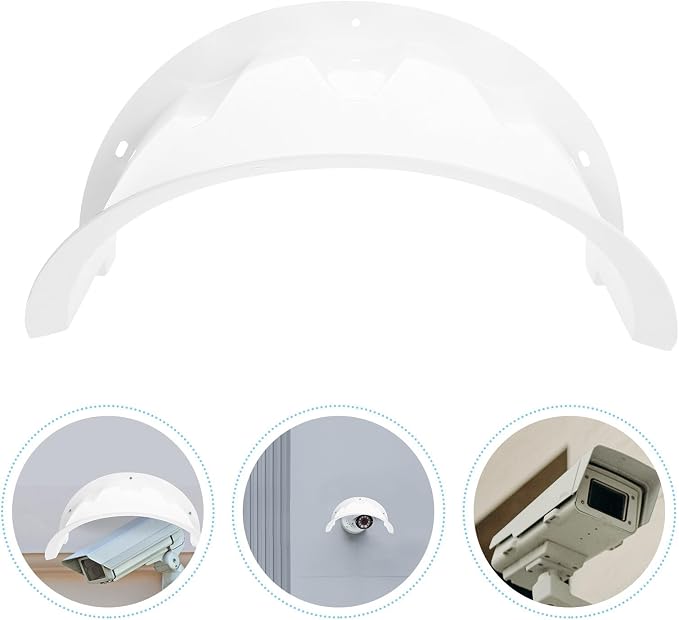 HOMSFOU Outdoor Camera Rain Cover Weatherproof Protective Roof Shield Sun Shade