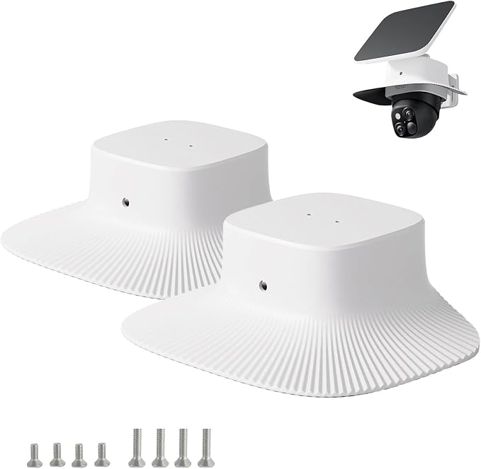 2 Pack Rain Cover for Eufy Security SoloCam S340, Dustproof and UV Resistant