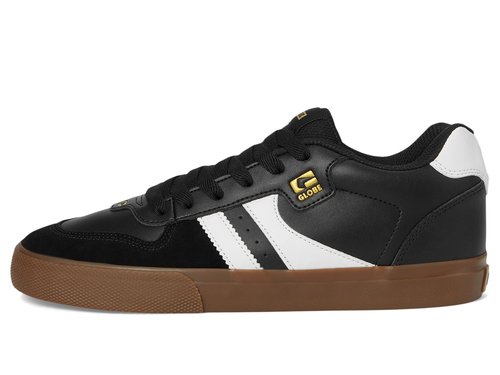Globe Men's Encore-2 Skate Shoe, Black/White/Tobacco, 7