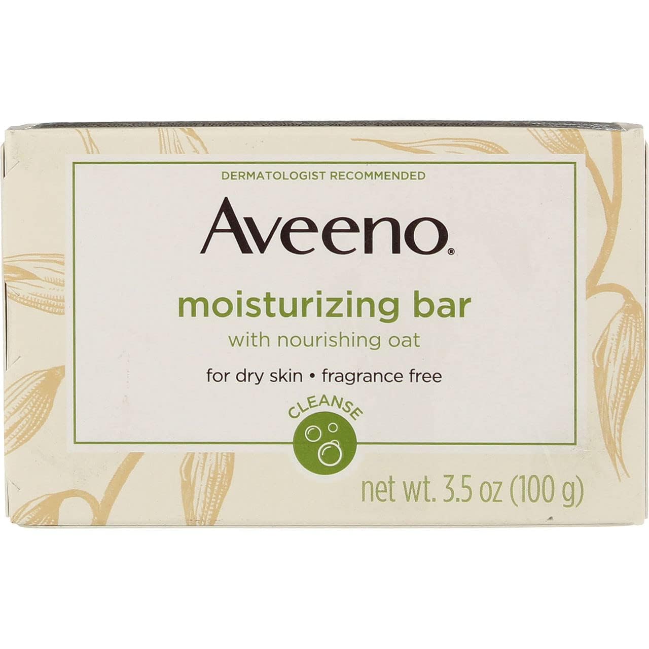 Aveeno Naturals Moisturizing Bar For Dry Skin 3.50 Oz (Pack Of 5)