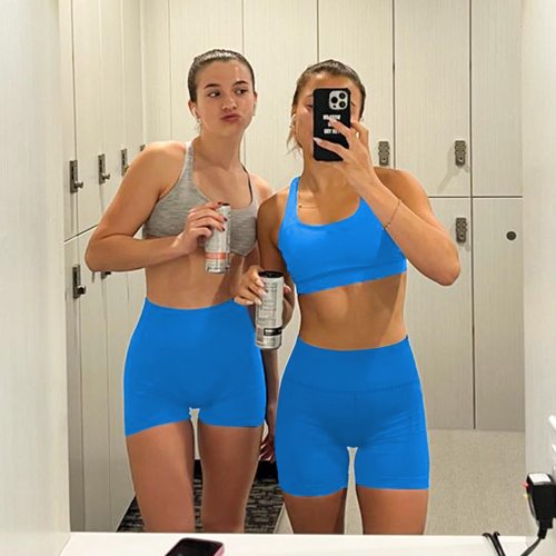 FULLSOFT High Waisted Biker Shorts for Women - Tummy Control Fitness & Workout Shorts | 5" Inseam