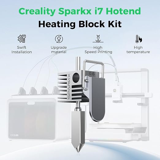 Creality Official SPARKX i7 Hotend, 0.6mm Original All Metal Integrated