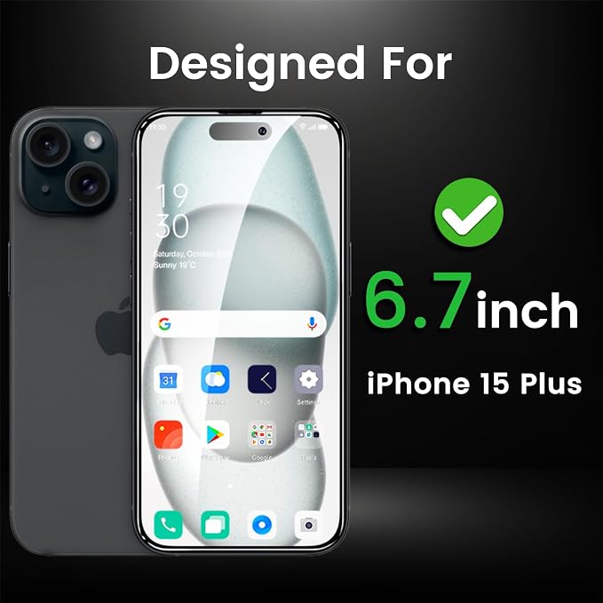 Romkasi 4 Pack Privacy Screen Protector