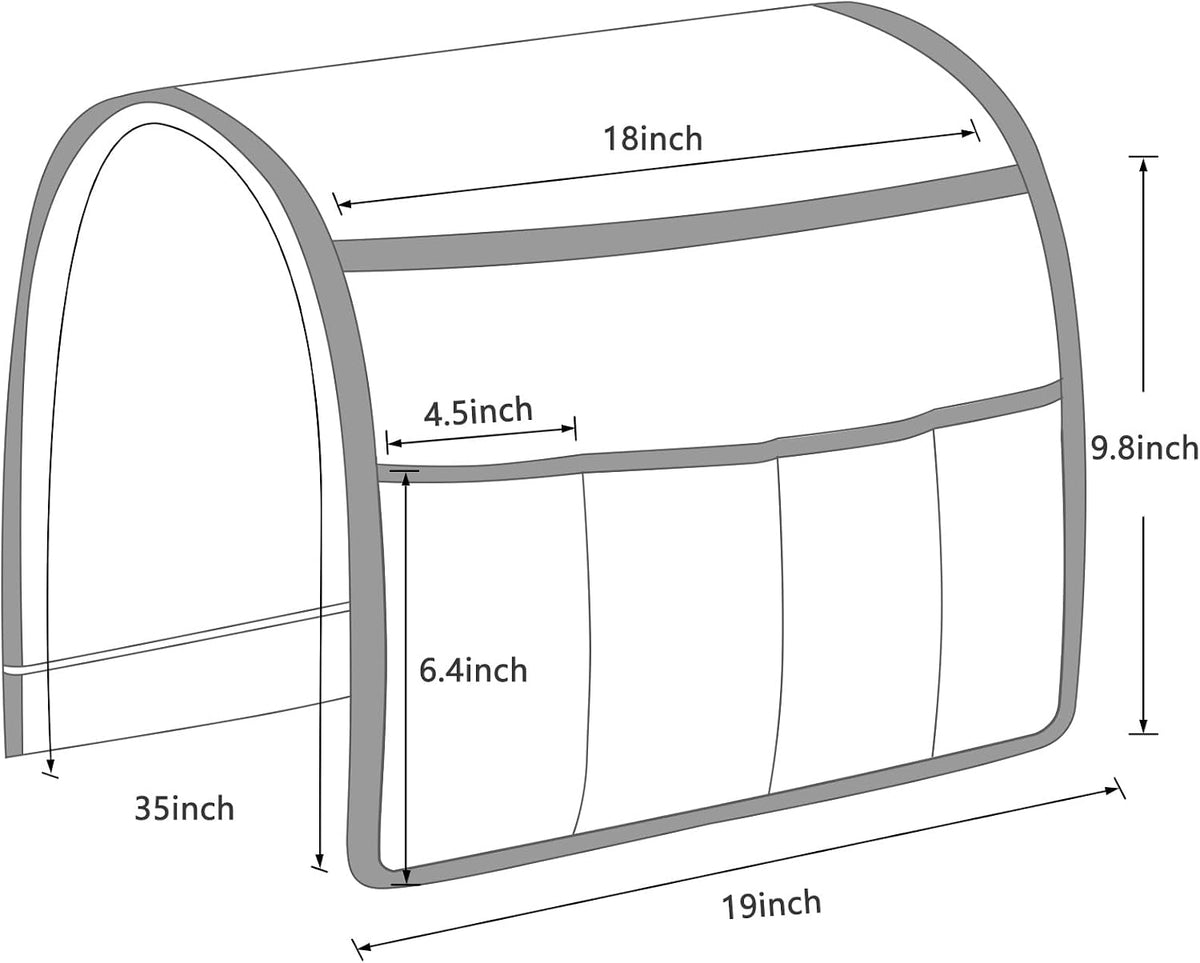 Remote Control Holders for Armchairs, Couch Caddy, Featuring Non-Slip Bases