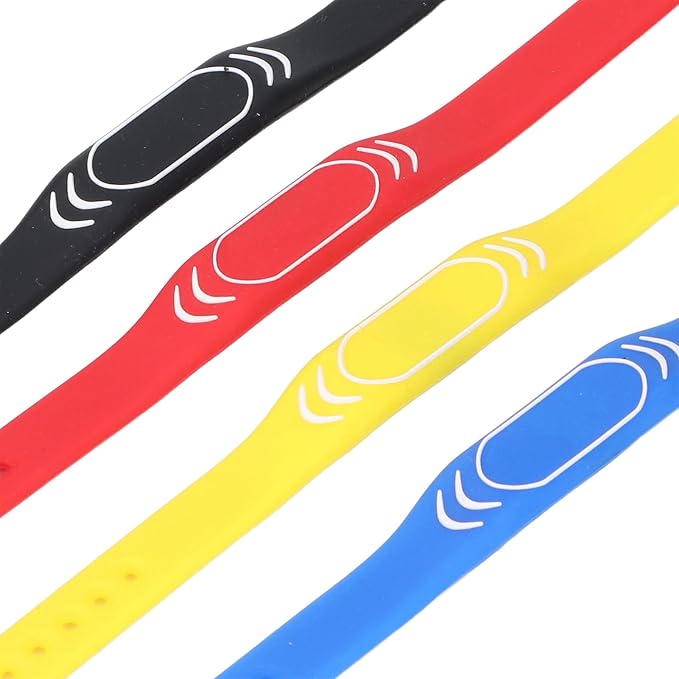 NFC Bracelet T5577 ID Copyable Water Silicone Wristband, NFC Access Control