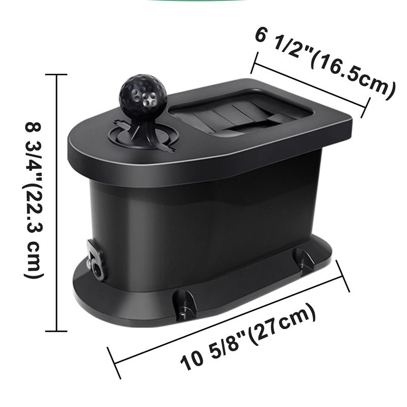 Orle Oko Golf Cart Ball Washer and Club Cleaner Kit with Mounting Bracket, Golf Ball Washer Cleaner for EZGO, Club Car, Yamaha, Advanced EV, Star EV, Universal & Detachable
