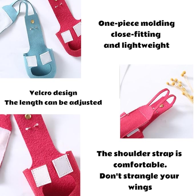 Parrot Clothes, Bird Diapers, Tiger Skin Peony, Flight Suit - Key Features for Avian Comfort and Style (Blue, M, Count, 1)