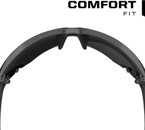 Mechanix Wear Vision Type-V Safety Glasses - Lightweight Anti-Fog, Scratch-Resistant Eyewear | Smoke Lens, Adjustable Fit