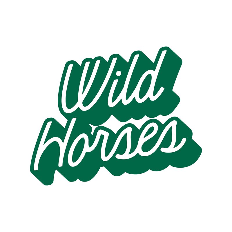 Wild Horses Texas Golf Ball Marker - Magnetic Gold Metal with Embossed Logo - 1.25" Location Outline Design for Hat Clip or Pocket