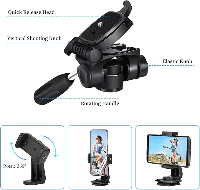JOILCAN Tripod Camera Tripods, Heavy Duty Tall Camera Tripod Stand,