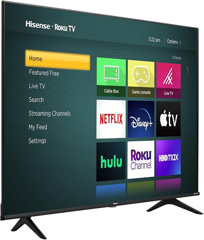 Hisense 50-Inch Class R6090G Roku 4K UHD Smart TV with Alexa Compatibility (50R6090G, 2020 Model)
