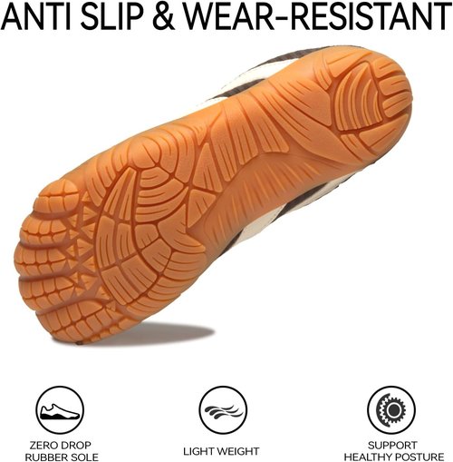 Barefoot Shoes | Women’s Casual Sneakers with Wide Toe Box - Lightweight & Breathable Unisex Hiking Shoes