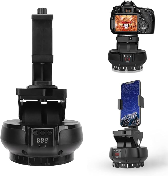Motorized Pan Tilt Head, 100m Control, 360 Degree Rotation, Tilt ±35 Degree