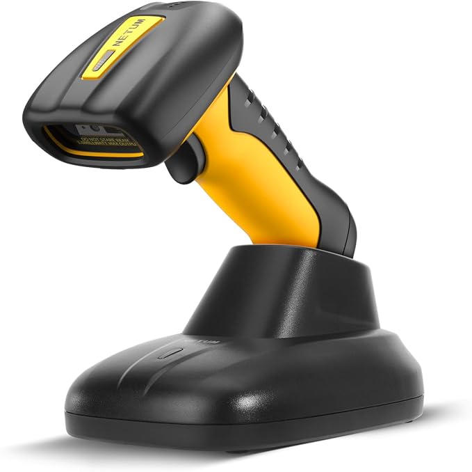 NETUM Upgraded QR Industrial Bluetooth Barcode Scanner