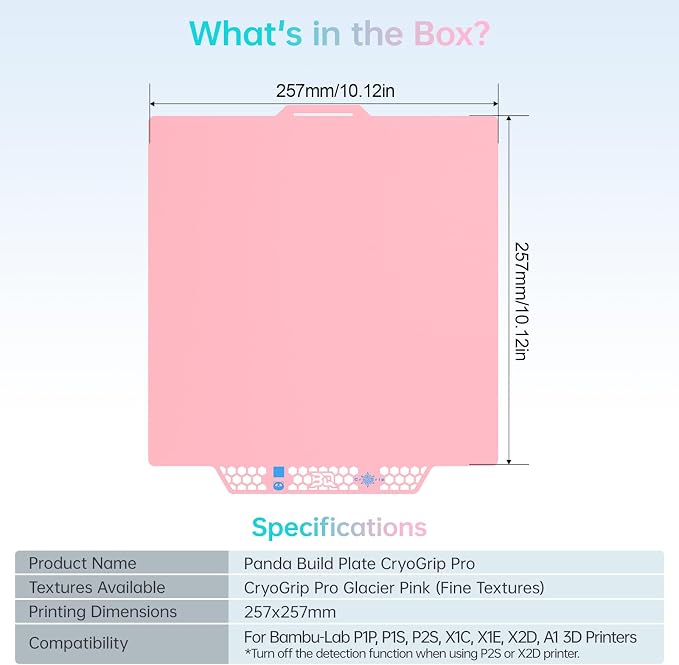 BIQU CryoGrip Pro Glacier Pink Compatible