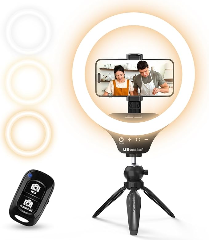 UBeesize 12" Desk Ring Light