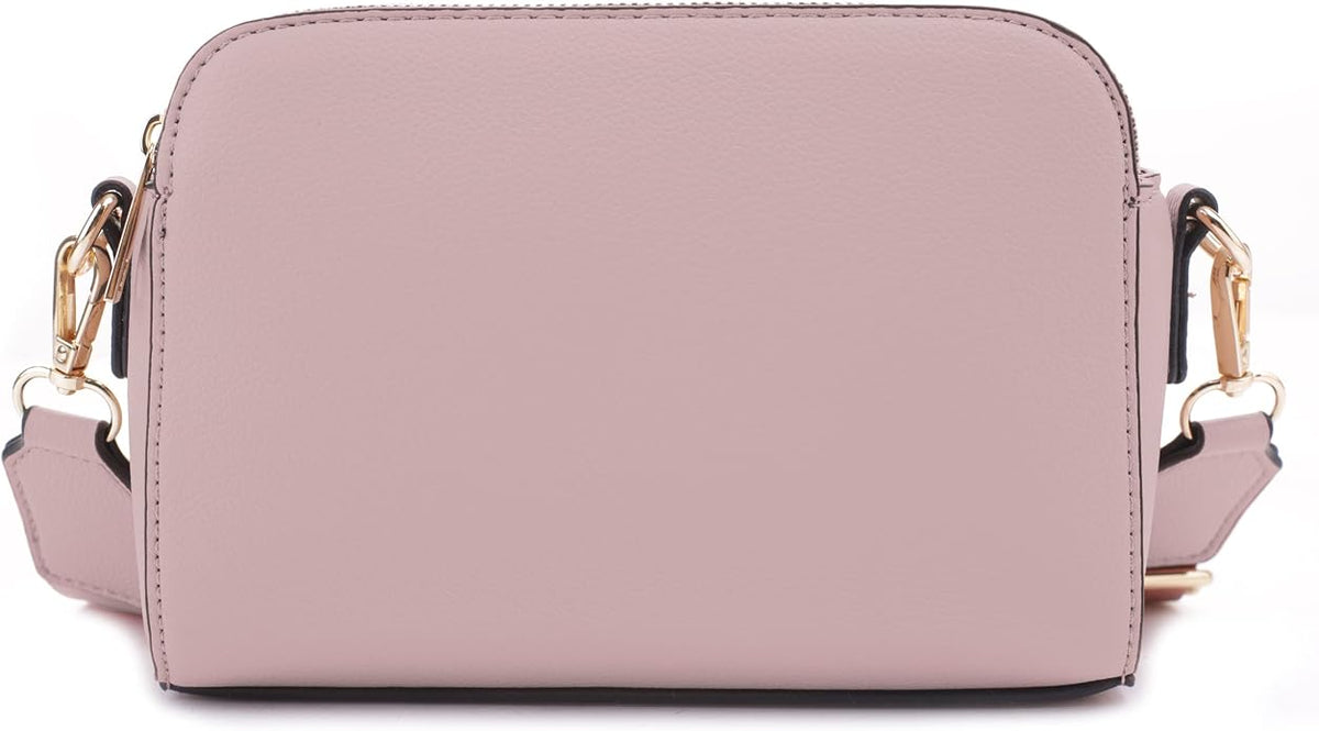 EVVE Crossbody Bags for Women Trendy Triple Zip Small Crossbody Camera Bag Purse