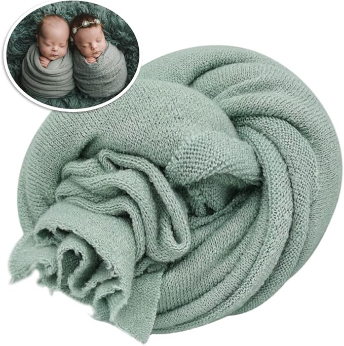 Newborn Posing Wrap Newborn Photography Props Soft Stretch Knit Blanket